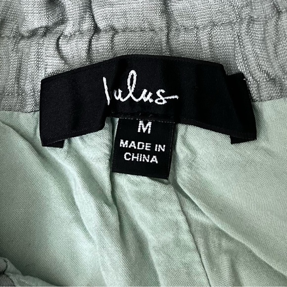 Weekend Date Dusty Sage Cropped Paperbag Waist Pants
Lulus - Picture 9 of 11